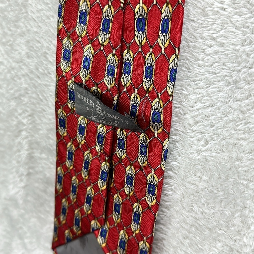 Robert Talbott Studio Hand Sewn Made In America Silk Tie 60.5” long - Picture 6 of 7